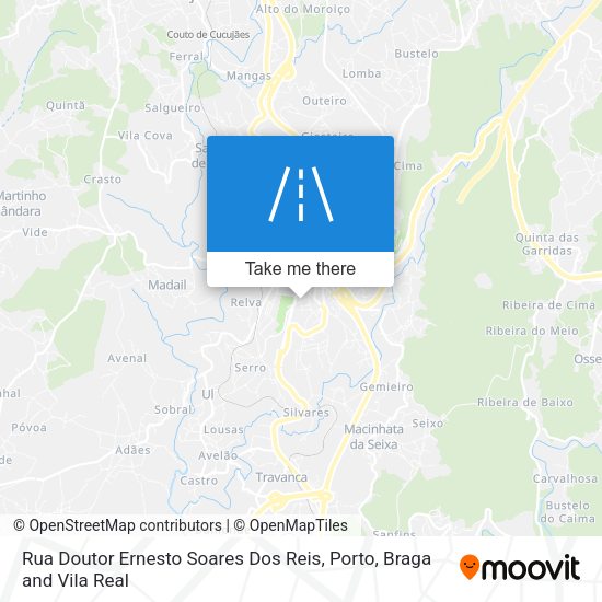 Rua Doutor Ernesto Soares Dos Reis mapa