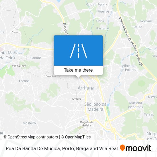 Rua Da Banda De Música mapa