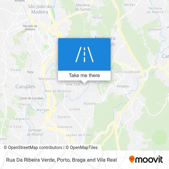 Rua Da Ribeira Verde map