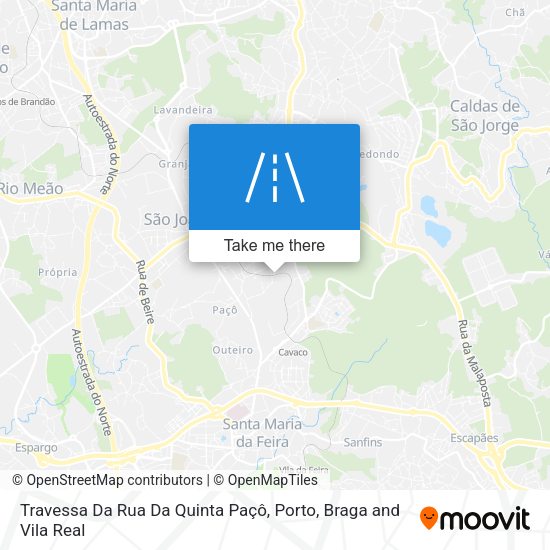 Travessa Da Rua Da Quinta Paçô map