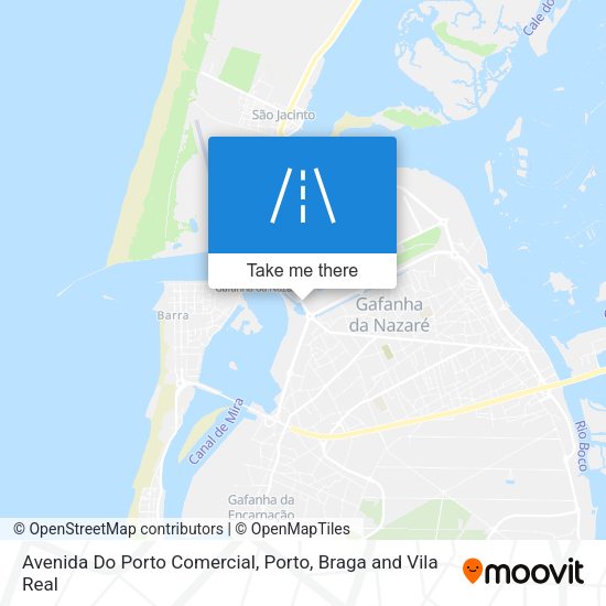 Avenida Do Porto Comercial mapa