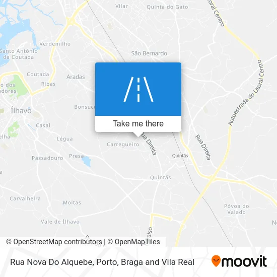Rua Nova Do Alquebe map