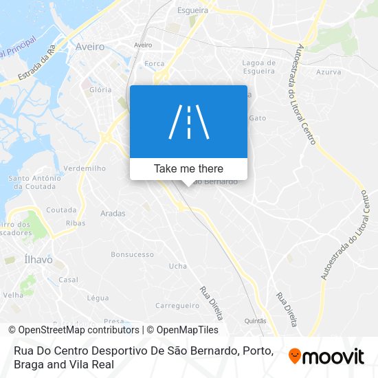 Rua Do Centro Desportivo De São Bernardo map