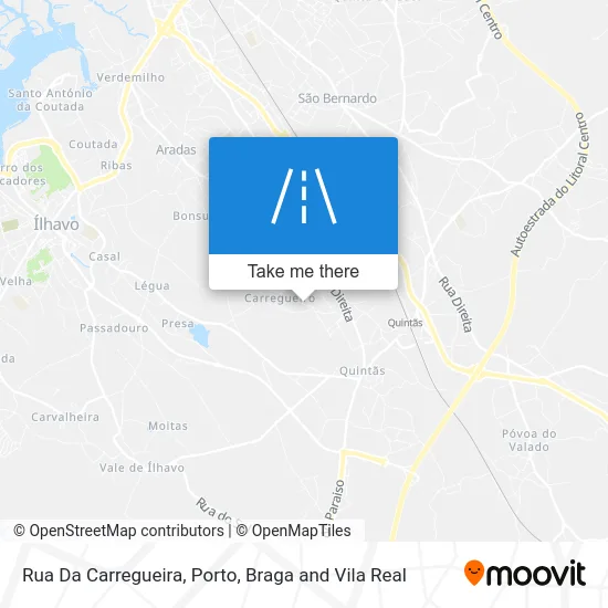 Rua Da Carregueira map