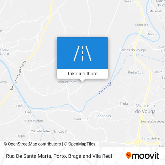 Rua De Santa Marta mapa