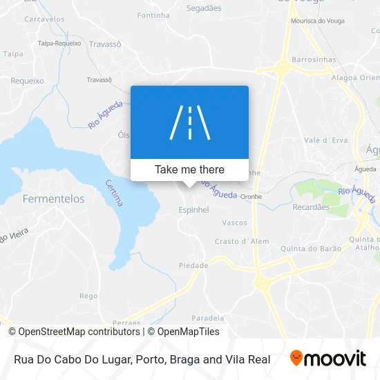 Rua Do Cabo Do Lugar map