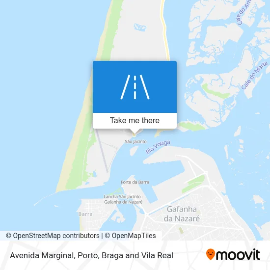 Avenida Marginal map