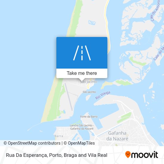Rua Da Esperança mapa