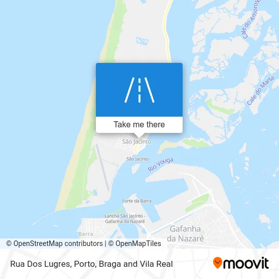Rua Dos Lugres map