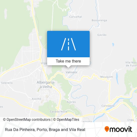 Rua Da Pinheira mapa