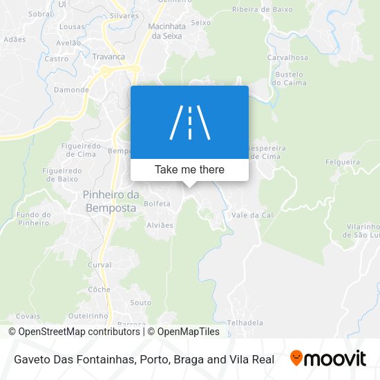 Gaveto Das Fontainhas mapa