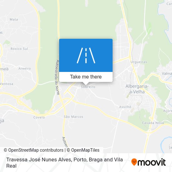 Travessa José Nunes Alves map