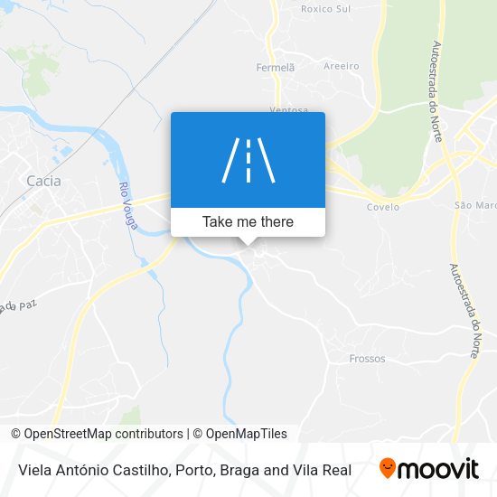 Viela António Castilho map