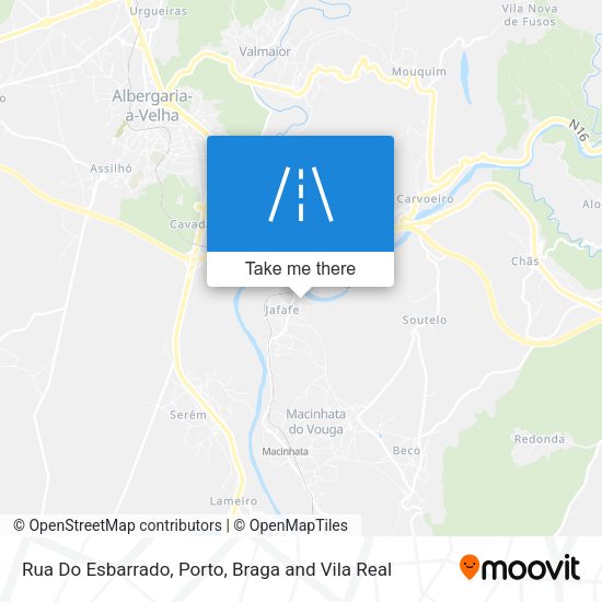 Rua Do Esbarrado mapa
