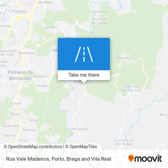 Rua Vale Madeiros map