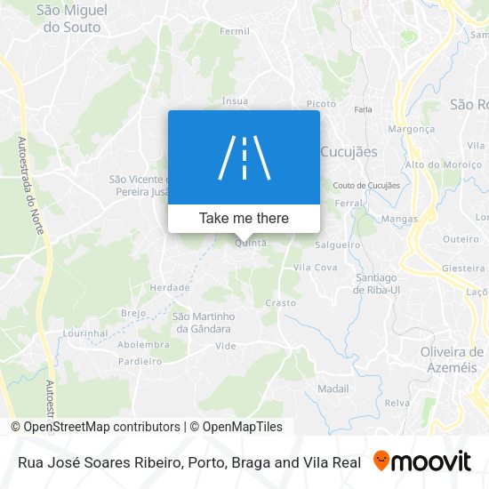 Rua José Soares Ribeiro mapa