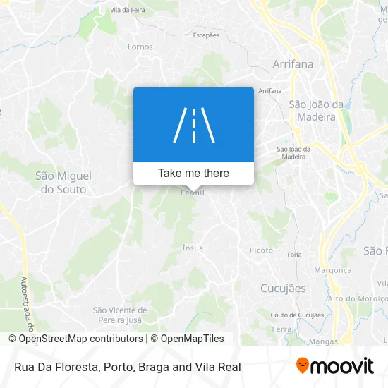 Rua Da Floresta map