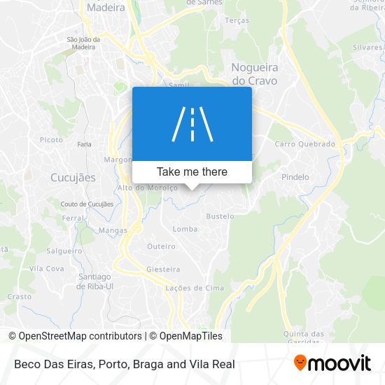 Beco Das Eiras mapa