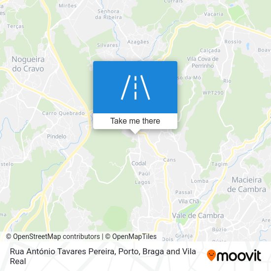 Rua António Tavares Pereira map