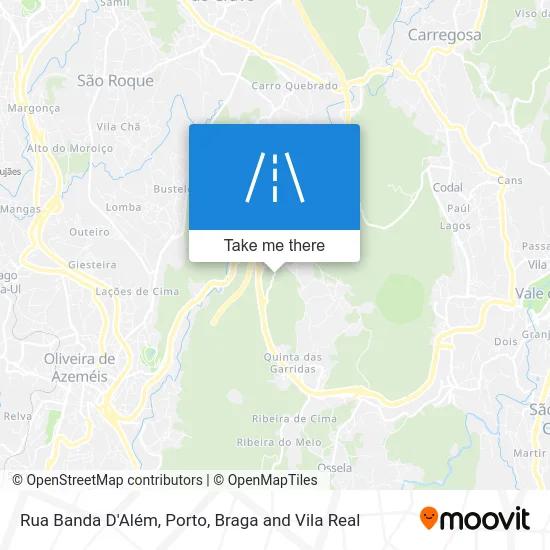 Rua Banda D'Além map