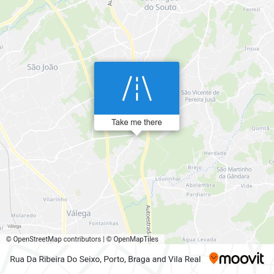 Rua Da Ribeira Do Seixo map