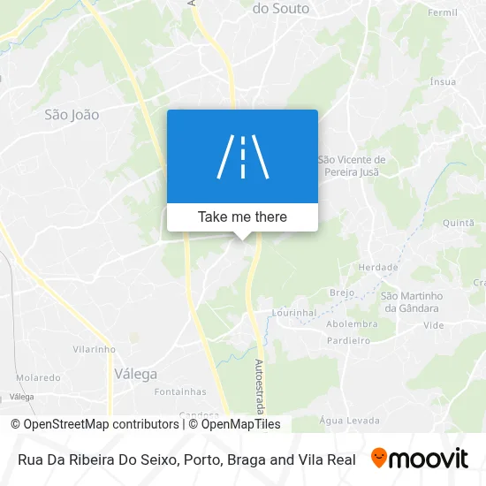 Rua Da Ribeira Do Seixo map