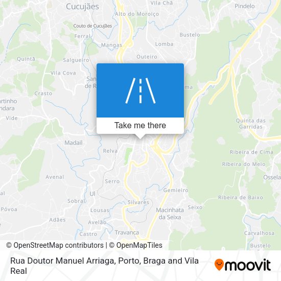 Rua Doutor Manuel Arriaga mapa