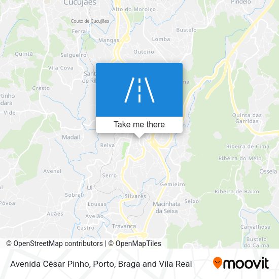 Avenida César Pinho map