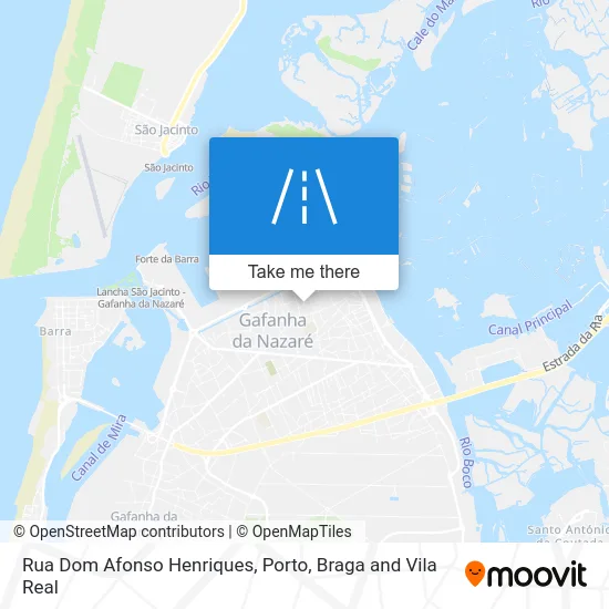 Rua Dom Afonso Henriques map