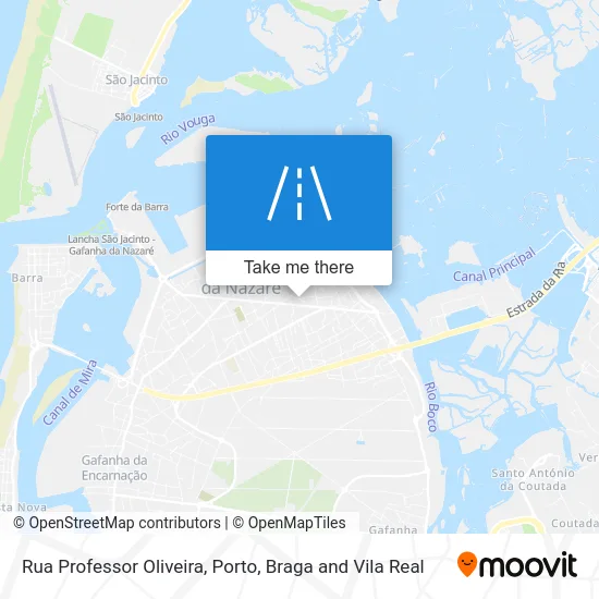 Rua Professor Oliveira map