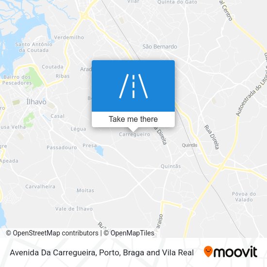 Avenida Da Carregueira mapa