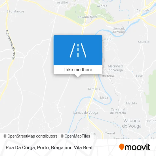 Rua Da Corga map