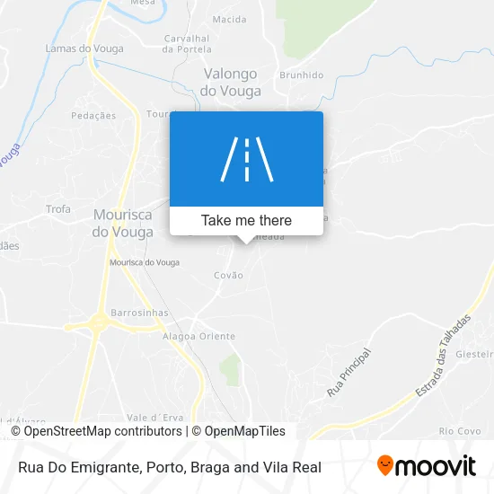 Rua Do Emigrante map