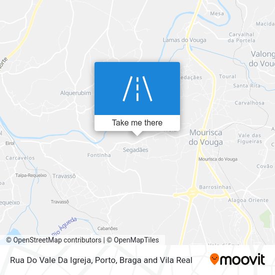 Rua Do Vale Da Igreja mapa