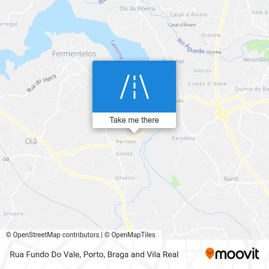 Rua Fundo Do Vale map