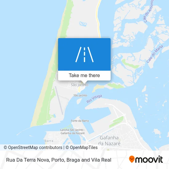 Rua Da Terra Nova map