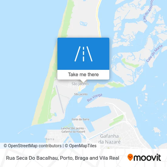 Rua Seca Do Bacalhau map