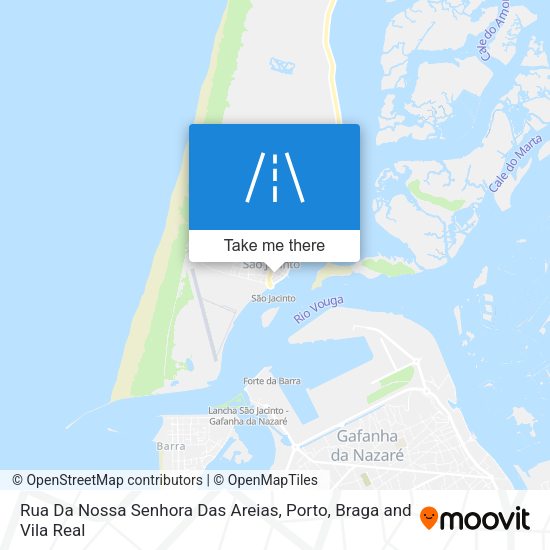 Rua Da Nossa Senhora Das Areias map