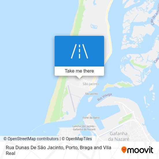Rua Dunas De São Jacinto map