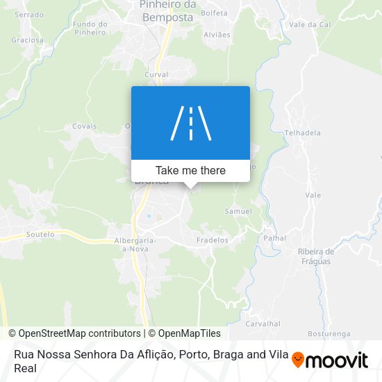 Rua Nossa Senhora Da Aflição map