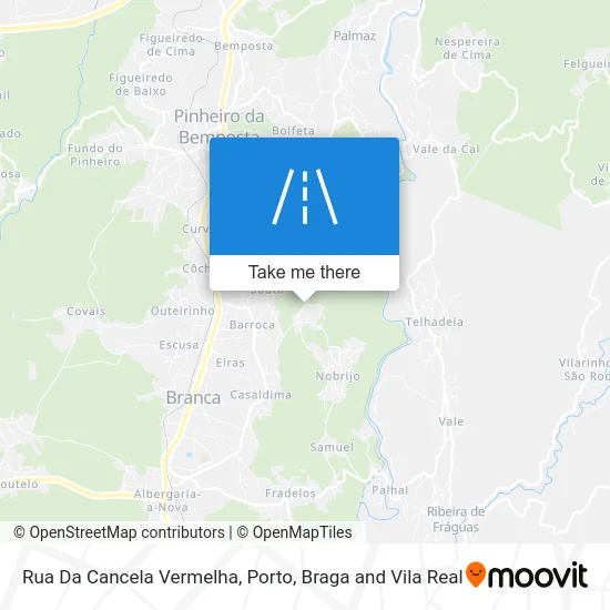 Rua Da Cancela Vermelha map