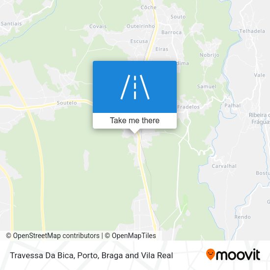 Travessa Da Bica mapa