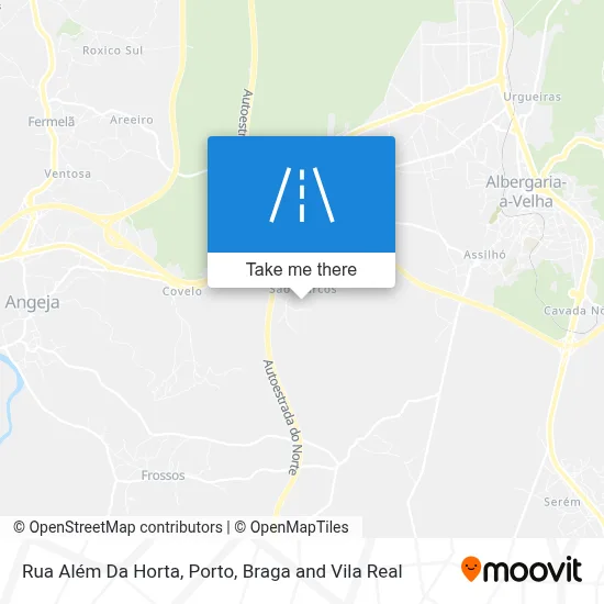 Rua Além Da Horta map