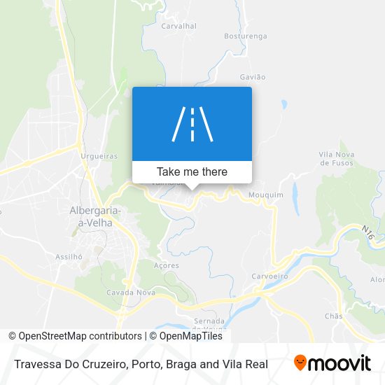 Travessa Do Cruzeiro mapa