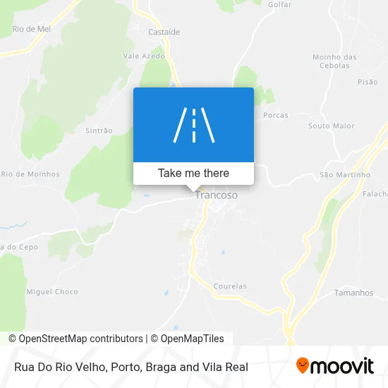 Rua Do Rio Velho map