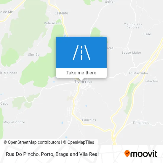 Rua Do Pincho map