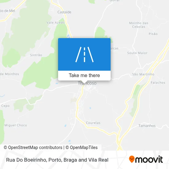 Rua Do Boeirinho map