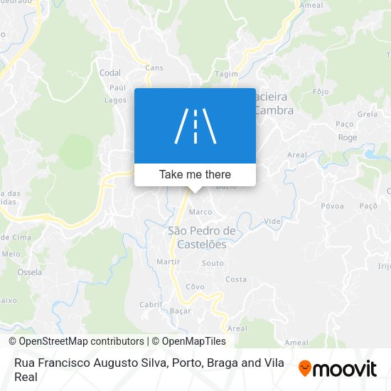 Rua Francisco Augusto Silva map