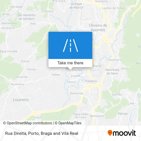 Rua Direita map