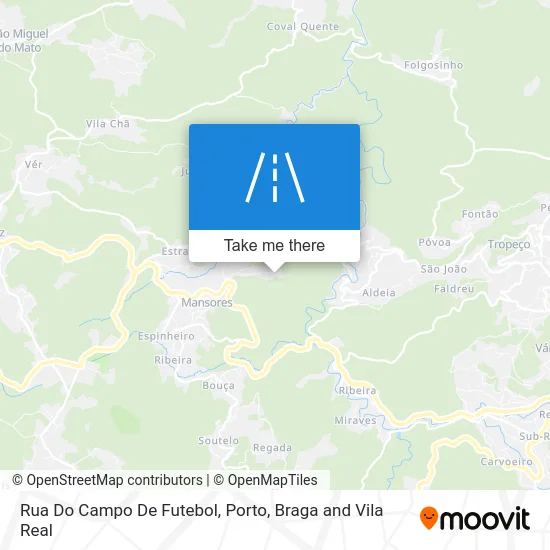 Rua Do Campo De Futebol map